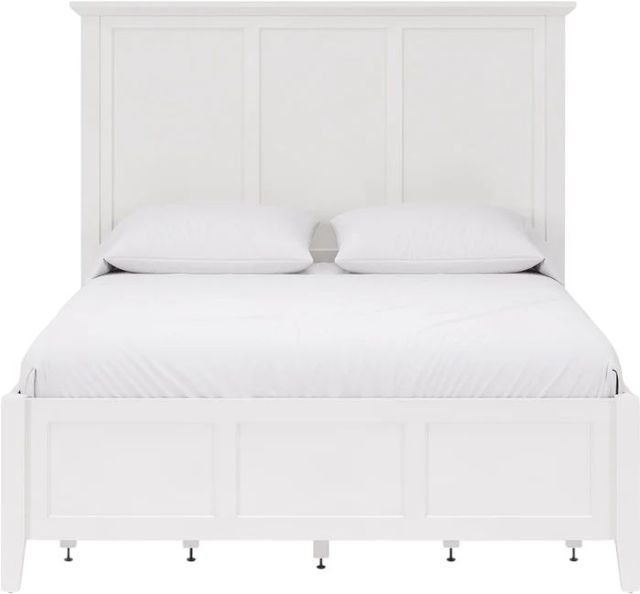Modus Furniture Grace Snowfall White California King Platform Storage Bed-3