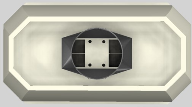 Vent-A-Hood® Designer Series 54" Biscuit Island Range Hood-3