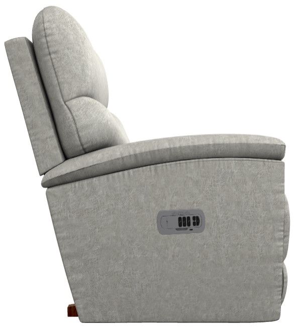 La-Z-Boy® Trouper Dove Power Rocking Recliner with Headrest-3