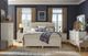 Magnussen Home® Willowbrook Egg Shell White/Natural King Upholstered Panel Bed-1