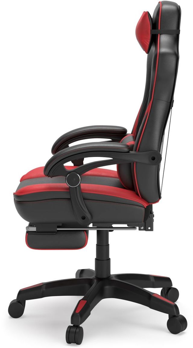 Signature Design by Ashley® Lynxtyn Red/Black Office Swivel Desk Chair-4