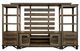 International Furniture Direct Loft Brown Brown/Gray TV Stand-1