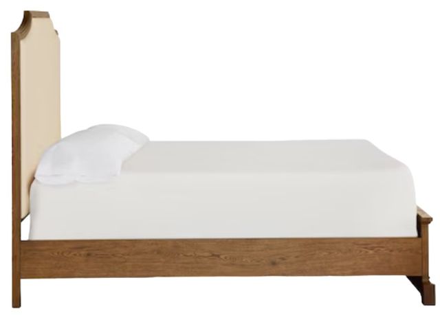Bassett® Furniture Surry Truffle Oak Upholstered King Panel Bed-2