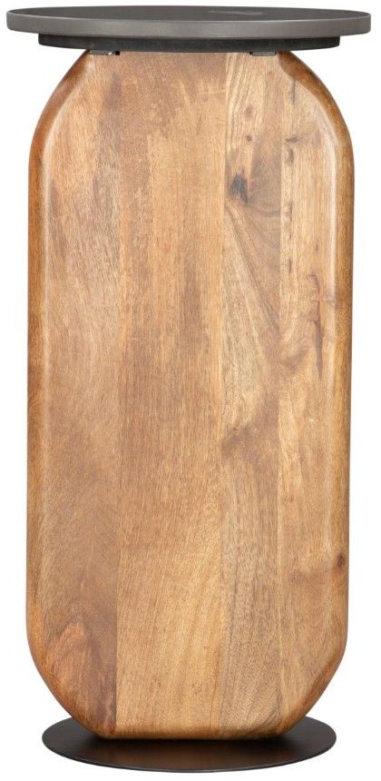 Zuo® Modern Pemba Black/Brown Drink End Table-1