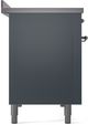 Ilve® Nostalgie II Series 48" Blue Grey Pro Style Induction Range-4