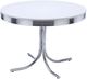 Coaster® Retro Silver Chrome 5-Piece Dining Table Set-2