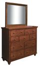 aspenhome® Cambridge Brown Cherry Mirror-1