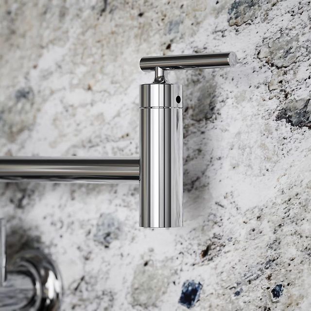 KOHLER® Polished Chrome 26" Wall-Mount Pot Filler-3