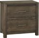 LM Co Home By Vaughan-Bassett Crafted Oak by Ben & Erin Napier Aged Gray 2-Drawer Nightstand-0