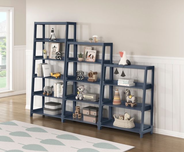 Homelegance® Sloane Navy Blue Bookcase-1