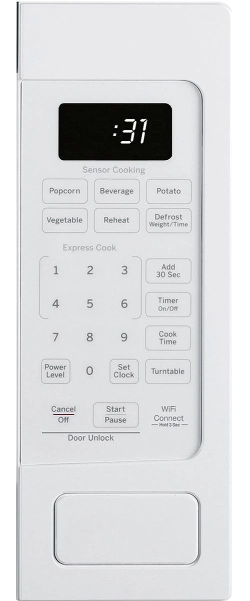 GE Profile™ 1.1 Cu. Ft. White Countertop Microwave-3