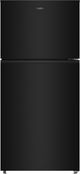 Whirlpool® 30" 19.3 Cu. Ft. Black Top Freezer Refrigerator with Total Coverage Cooling-0