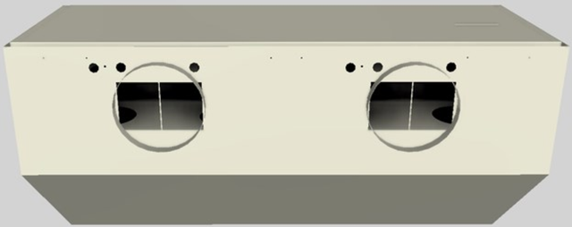 Vent-A-Hood® 48" Biscuit Wall Mounted Range Hood-2