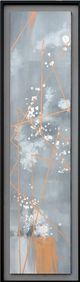 Crestview Collection Lawson 3-Piece Gray/Orange/White Wall Art Set-2