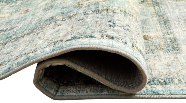 Signature Design by Ashley® Ladstoney Beige/Ochre/Teal 5'x7' Area Rug-2