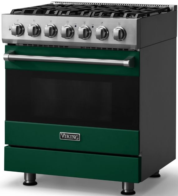 Viking® 3 Series 30" Ivy Pro Style Dual Fuel Range-3