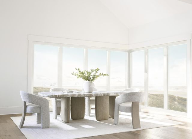 Bernhardt Arcadia Kalta Top Dining Table with Clay Base-1