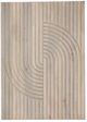 Moe's Home Collection Knott White Washed Carved Wood Wall Art-1