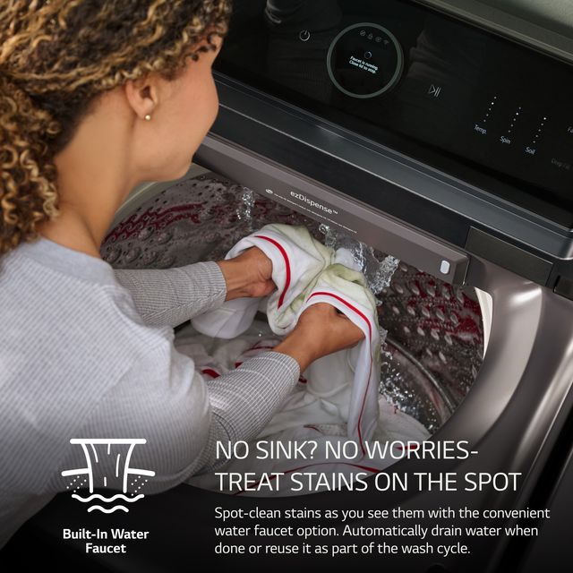 LG 5.5 Cu. Ft. Matte Black Top Load Washer -10