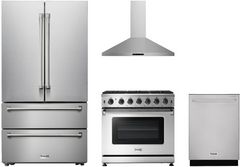 Thor Kitchen® 4 Piece Stainless Steel Kitchen Package