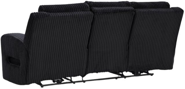 Signature Design by Ashley® TwinBrooke Black Power Reclining Sofa-2