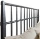 Kincaid® Acquisitions Black Sylvan Queen Metal Rod Bed-1