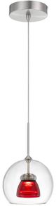 Cal® Lighting & Accessories Red Clear Mini Pendant-0