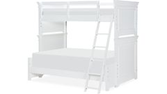 Legacy Kids Teen Canterbury White Twin/Full Bunk Bed