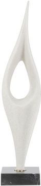 Uttermost® Fluid Matte White Drop Sculpture-3