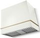 AGA Loge 36" White Wall Mounted Range Hood with Brushed Brass Trim-0