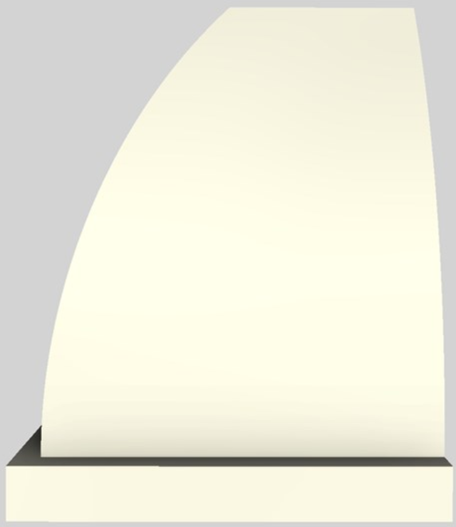 Vent-A-Hood® Designer Series 60" Biscuit Wall Mounted Range Hood-3