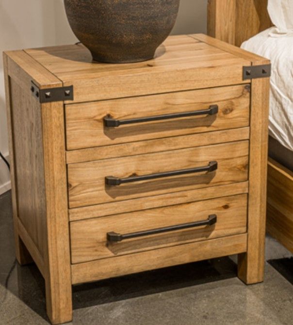 Signature Design by Ashley® Ridgester Light Brown Nightstand-1