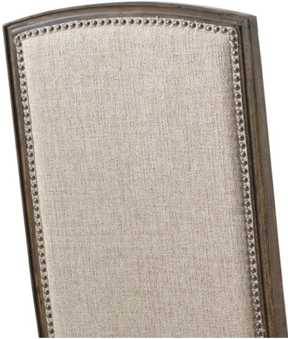 Hooker® Furniture Rhapsody Aurora Ecru/Walnut 22" Upholstered Dining Side Chair-3