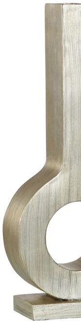 StyleCraft Norman Wyatt Jr Dahalia Champagne Silver Poly Vase-1