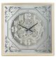 A & B Home Black/White Gear Clock-0