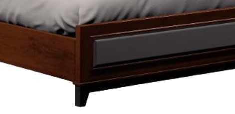Country View Woodworking Customizable American Modern California King Upholstered Vertical Panel Bed-2