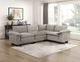 Homelegance® Dublin 4-Piece Dark Pewter Modular Sectional-1