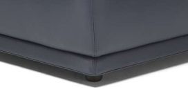 Natuzzi Editions Customizable Parigi Leather Ottoman-1