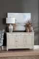 Crestview Collection Perry Distressed White Sideboard-1