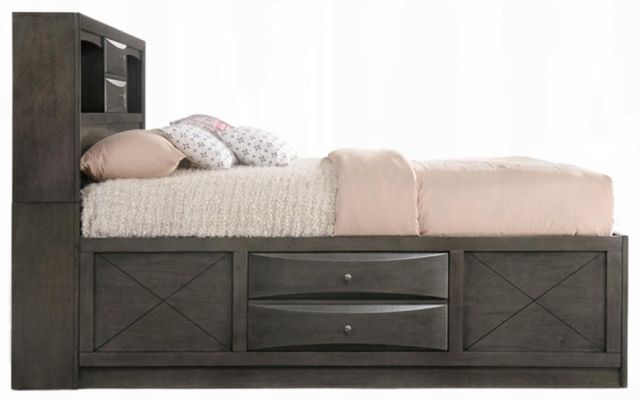 ACME Furniture Ireland Gray Queen Bookcase Bed-3