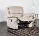Furniture of America® Glarus Off-White Manual Recliner-1