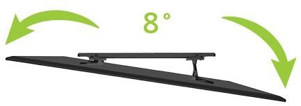 Kanto Black Extendable Tilt TV Wall Mount-2