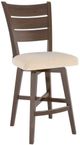 Canadel® Canadel Cognac Washed Upholstered Fixed Stool-0