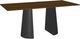 Amisco Customizable Gemma 84" Rectangular Pub Table with 1" Walnut Veneer Top-0