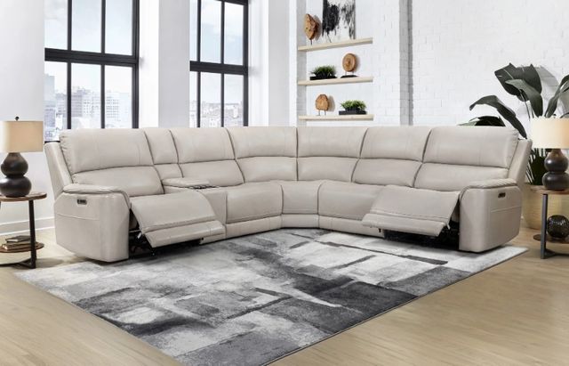 Parker House® Easton 6-Piece Steamboat Quartz Power Reclining Modular Sectional-1