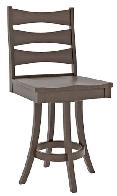 Country View Woodworking Customizable 24" Swivel Counter Chair-0