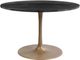 Zuo® Modern Taj Black Dining Table with Gold Base-1