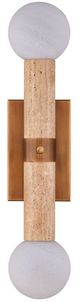 Currey & Company Beatrix Beige Bath Wall Sconce-3