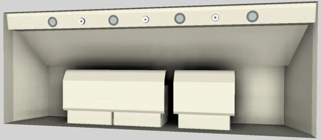 Vent-A-Hood® 60" Biscuit Wall Mounted Liner Insert-2