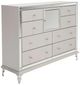 Michael Amini® Hollywood Loft Frost Upholstered Dresser-0